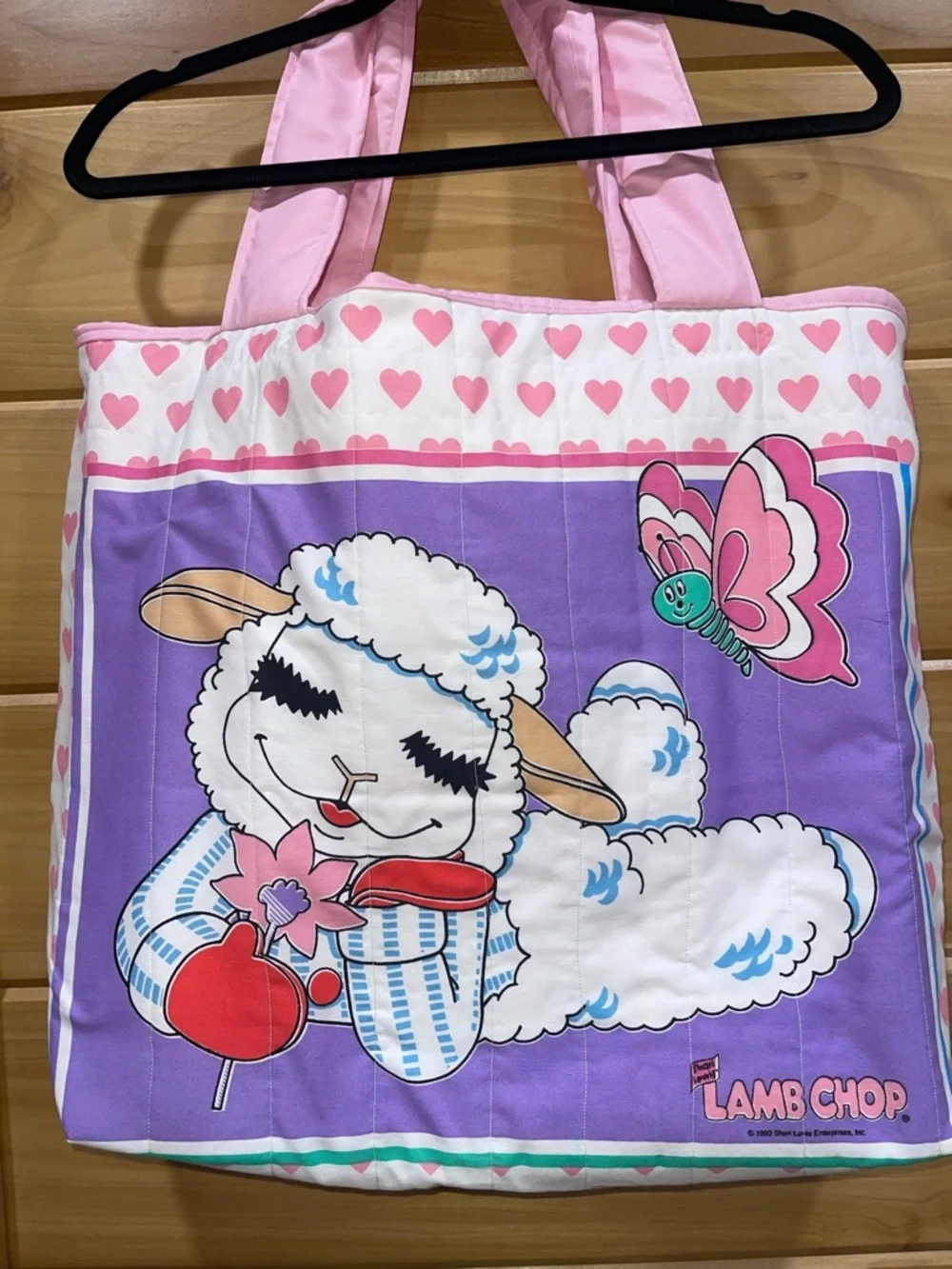 Pink & Purple Kids Tote Bag